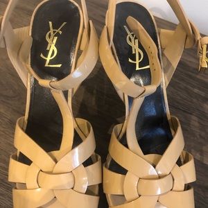 Saint Laurent Classic Tribute Sandal Mid Stiletto